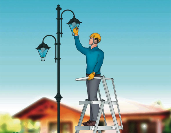 Uso di scale portatili in azienda